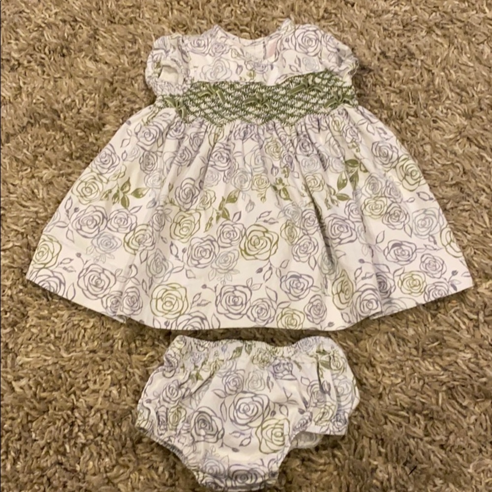 6/9 month rose dress